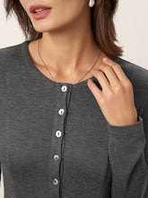 Load image into Gallery viewer, Cashmere Buttoned Panel Maxi Dress BREE
