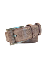 Load image into Gallery viewer, Castangia Alligator Skin Belt

