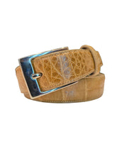 Load image into Gallery viewer, Castangia Crocodile Skin Belt
