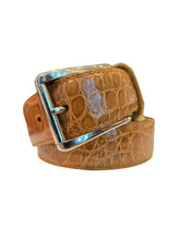 Load image into Gallery viewer, Castangia Alligator Skin Belt
