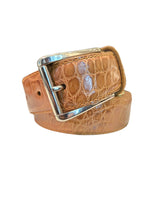 Load image into Gallery viewer, Castangia Alligator Skin Belt
