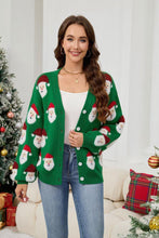 Load image into Gallery viewer, Casual Santa Claus Jacquard Cardigan Sweater | NCS
