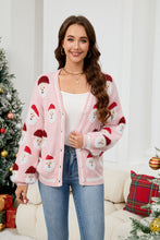Load image into Gallery viewer, Casual Santa Claus Jacquard Cardigan Sweater | NCS
