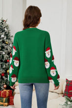 Load image into Gallery viewer, Casual Santa Claus Jacquard Cardigan Sweater | NCS
