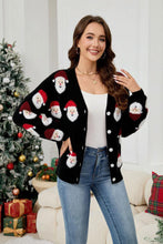 Load image into Gallery viewer, Casual Santa Claus Jacquard Cardigan Sweater | NCS
