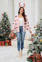 Load image into Gallery viewer, Casual Santa Claus Jacquard Cardigan Sweater | NCS
