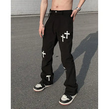 Load image into Gallery viewer, Icclek High Street Loose Casual Pants - # BOAA13410014
