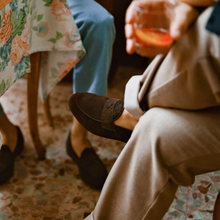 Load image into Gallery viewer, Men's Chocolate Suede Centesimo
