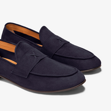 Load image into Gallery viewer, Men's Navy Suede Centesimo
