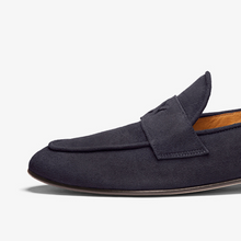 Load image into Gallery viewer, Men's Navy Suede Centesimo
