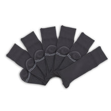 Load image into Gallery viewer, Asher 6-Pack - Charcoal Dress Socks
