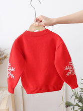 Load image into Gallery viewer, Children's Cartoon Pattern Red Thickened Christmas Sweater | NCS
