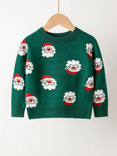 Load image into Gallery viewer, Children's Christmas Santa Claus Pattern Sweater | NCS
