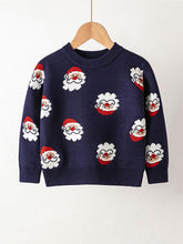 Load image into Gallery viewer, Children's Christmas Santa Claus Pattern Sweater | NCS
