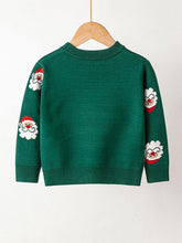 Load image into Gallery viewer, Children's Christmas Santa Claus Pattern Sweater | NCS
