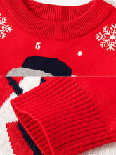 Load image into Gallery viewer, Children's Snowman Christmas Long Sleeve Sweater | NCS
