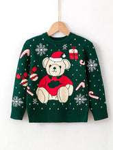 Load image into Gallery viewer, Children's Teddy Bear Christmas Sweater | NCS
