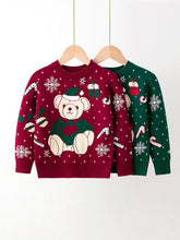 Load image into Gallery viewer, Children's Teddy Bear Christmas Sweater | NCS
