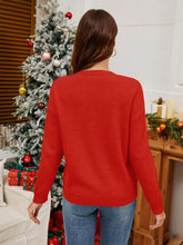 Load image into Gallery viewer, Christmas Candy Cane Sequin Knit Sweater | NCS
