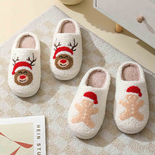Load image into Gallery viewer, Christmas Cartoon Pattern Fuzzy Slippers | NCS

