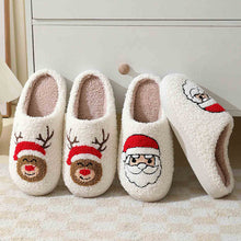 Load image into Gallery viewer, Christmas Cartoon Pattern Fuzzy Slippers | NCS
