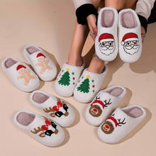 Load image into Gallery viewer, Christmas Cartoon Pattern Fuzzy Slippers | NCS
