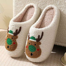 Load image into Gallery viewer, Christmas Cartoon Pattern Fuzzy Slippers | NCS
