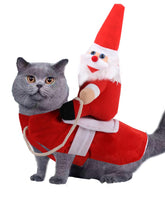 Load image into Gallery viewer, Christmas Dog Costume – Santa Riding Reindeer Style | NCS
