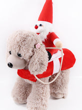 Load image into Gallery viewer, Christmas Dog Costume – Santa Riding Reindeer Style | NCS
