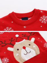 Load image into Gallery viewer, Christmas Elk Knit Crewneck Ugly Sweater | NCS
