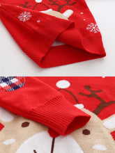 Load image into Gallery viewer, Christmas Elk Knit Crewneck Ugly Sweater | NCS
