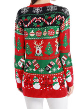 Load image into Gallery viewer, Christmas Long Sleeve Casual Cardigan Sweater | NCS
