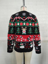 Load image into Gallery viewer, Christmas Long Sleeve Casual Cardigan Sweater | NCS
