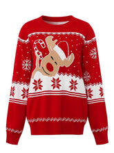 Load image into Gallery viewer, Christmas Reindeer Jacquard Family Matching Sweater | NCS
