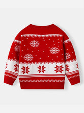 Load image into Gallery viewer, Christmas Reindeer Jacquard Family Matching Sweater | NCS
