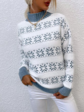 Load image into Gallery viewer, Christmas Snowflake Jacquard Sweater | NCS

