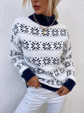 Load image into Gallery viewer, Christmas Snowflake Jacquard Sweater | NCS
