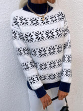 Load image into Gallery viewer, Christmas Snowflake Jacquard Sweater | NCS
