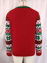 Load image into Gallery viewer, Christmas Tree Embroidered Knit Ugly Christmas Sweater | NCS
