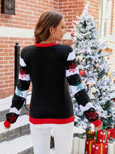 Load image into Gallery viewer, Christmas Tree Embroidery Crew Neck Ugly Christmas Sweater | NCS
