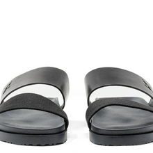 Load image into Gallery viewer, Men's Black Cinturini Sandal
