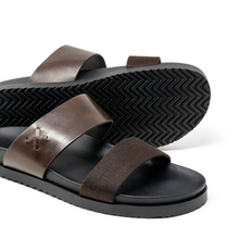 Load image into Gallery viewer, Men's Brown Cinturini Sandal
