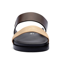 Load image into Gallery viewer, Women's Brown &amp; Tan Cinturini Sandal
