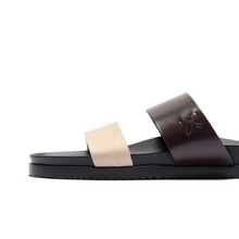 Load image into Gallery viewer, Men's Brown &amp; Tan Cinturini Sandal
