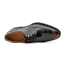 Load image into Gallery viewer, Claret derby brogue shoes
