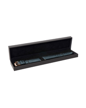 Load image into Gallery viewer, Classic Leather - Slate Blue 22mm
