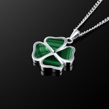 Load image into Gallery viewer, Clover Pendant - Malachite

