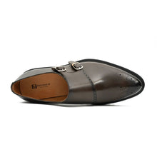 Load image into Gallery viewer, Coffee Double - Monk Chunky Loafers
