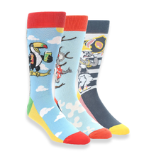 Load image into Gallery viewer, College Weekend Men&#39;s Dress Socks Gift Box 3 Pack
