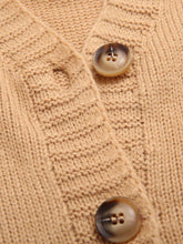 Load image into Gallery viewer, Collegiate Style Floral Pattern Knit Cardigan Loose-Fit Sweater | NCS
